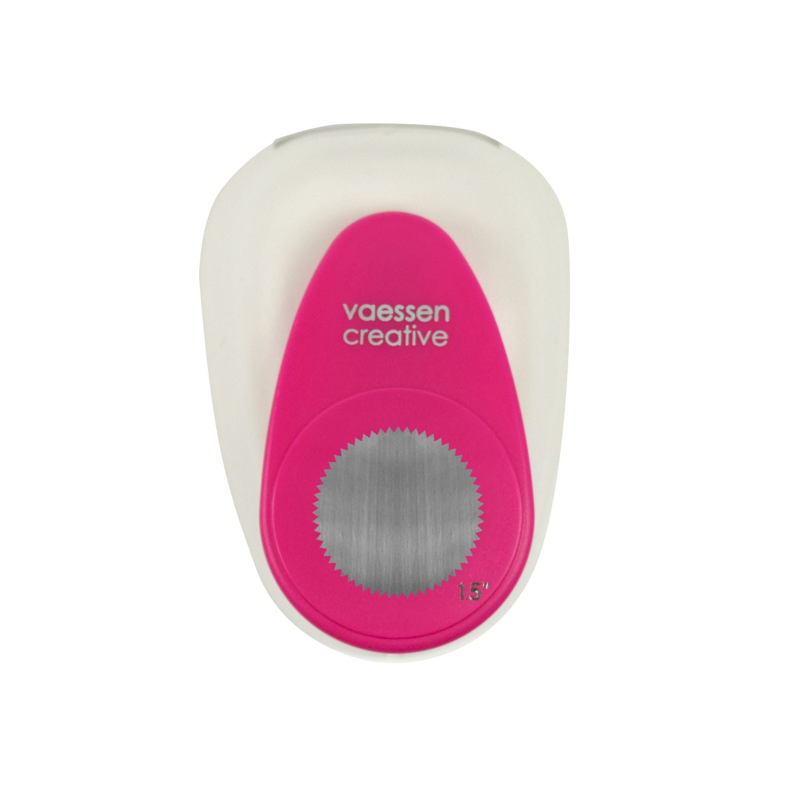 Vaessen creative • figure poinçon cercle dentelé maxi