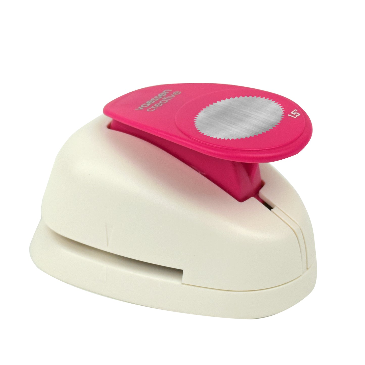 Vaessen creative • figure poinçon cercle dentelé maxi