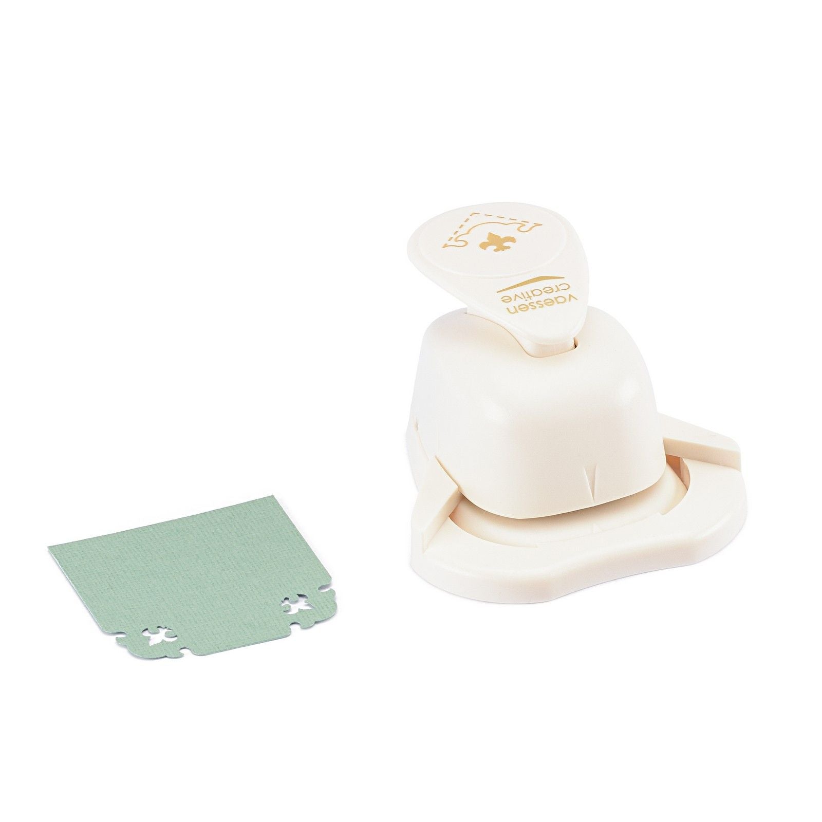 Vaessen creative • perforatrice d'angle lys avec bord décoratif 1,8x2,2cm