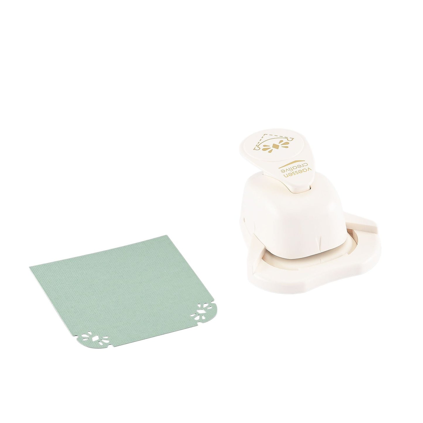 Vaessen creative • perforatrice d'angle diamant avec bord décoratif 1,8x2,3cm