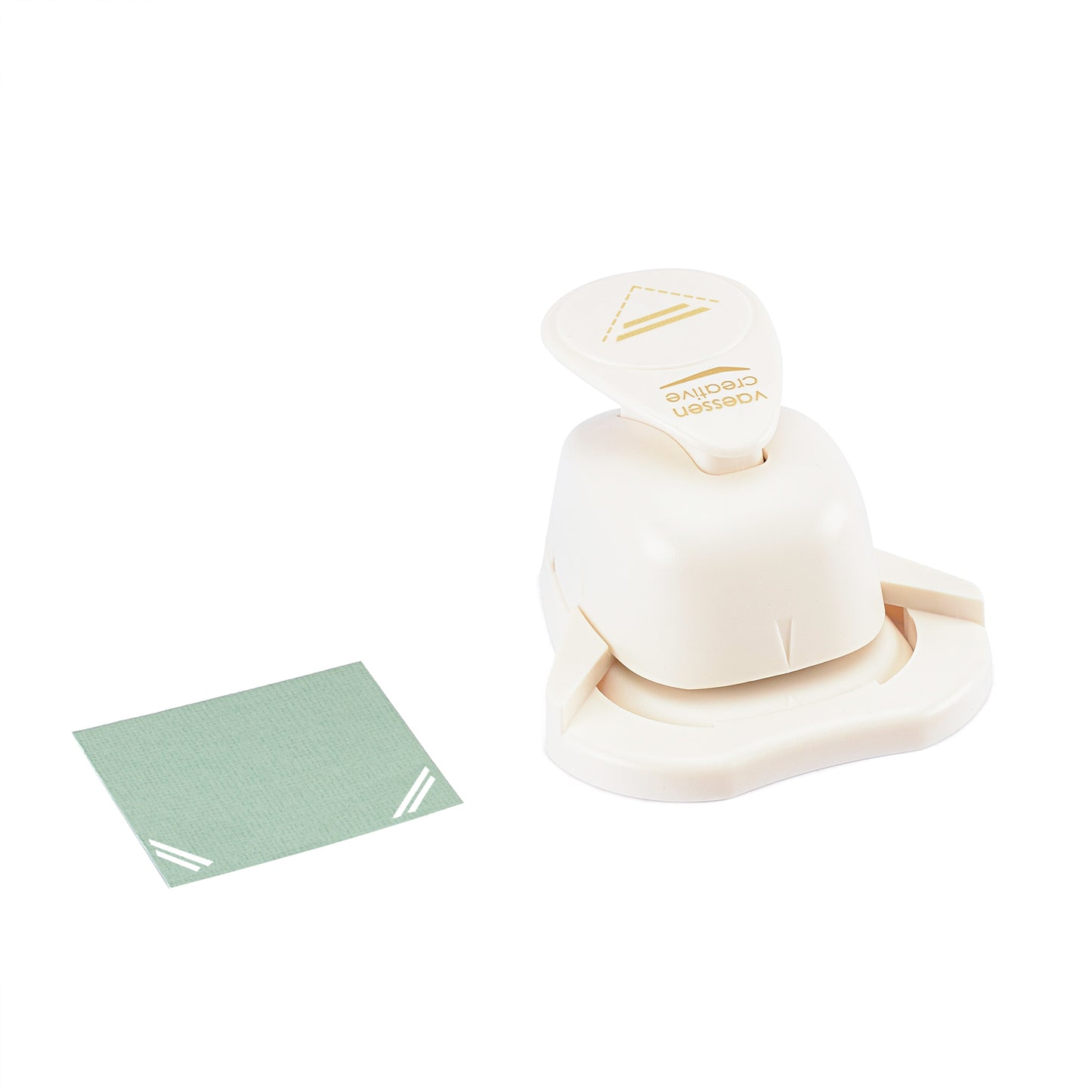 Vaessen creative • perforations d'angle rayures 1,5x2,6cm