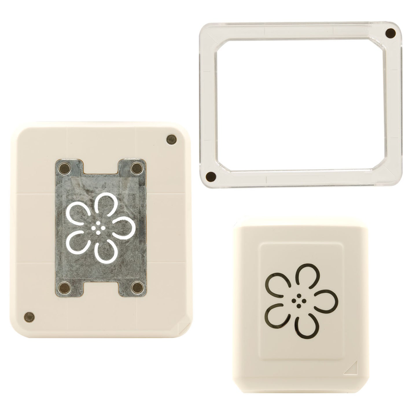 Vaessen creative • perforateur magnétique fleur 3D 3,8x4,6cm