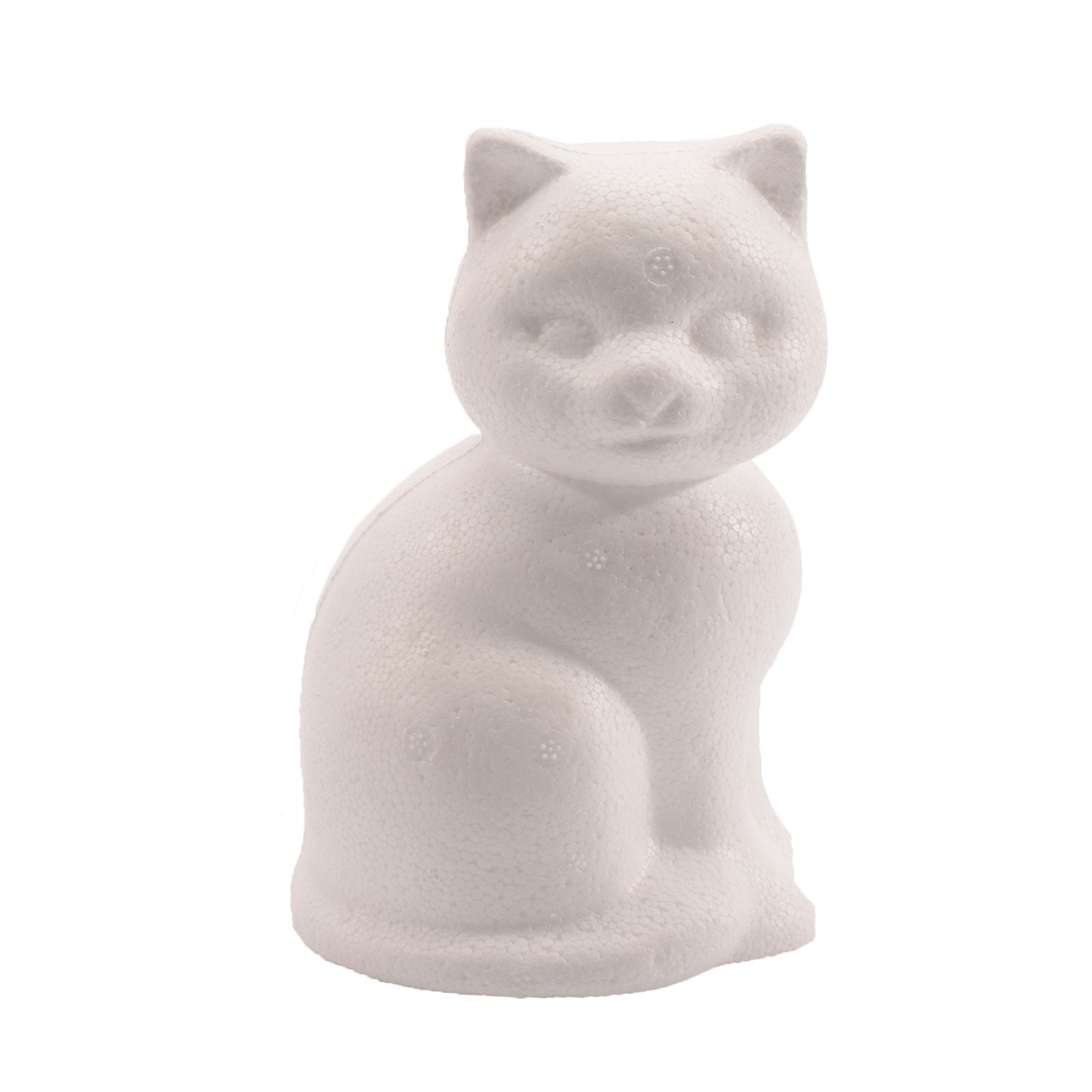 Vaessen creative • chat en polystyrène petit 13cm