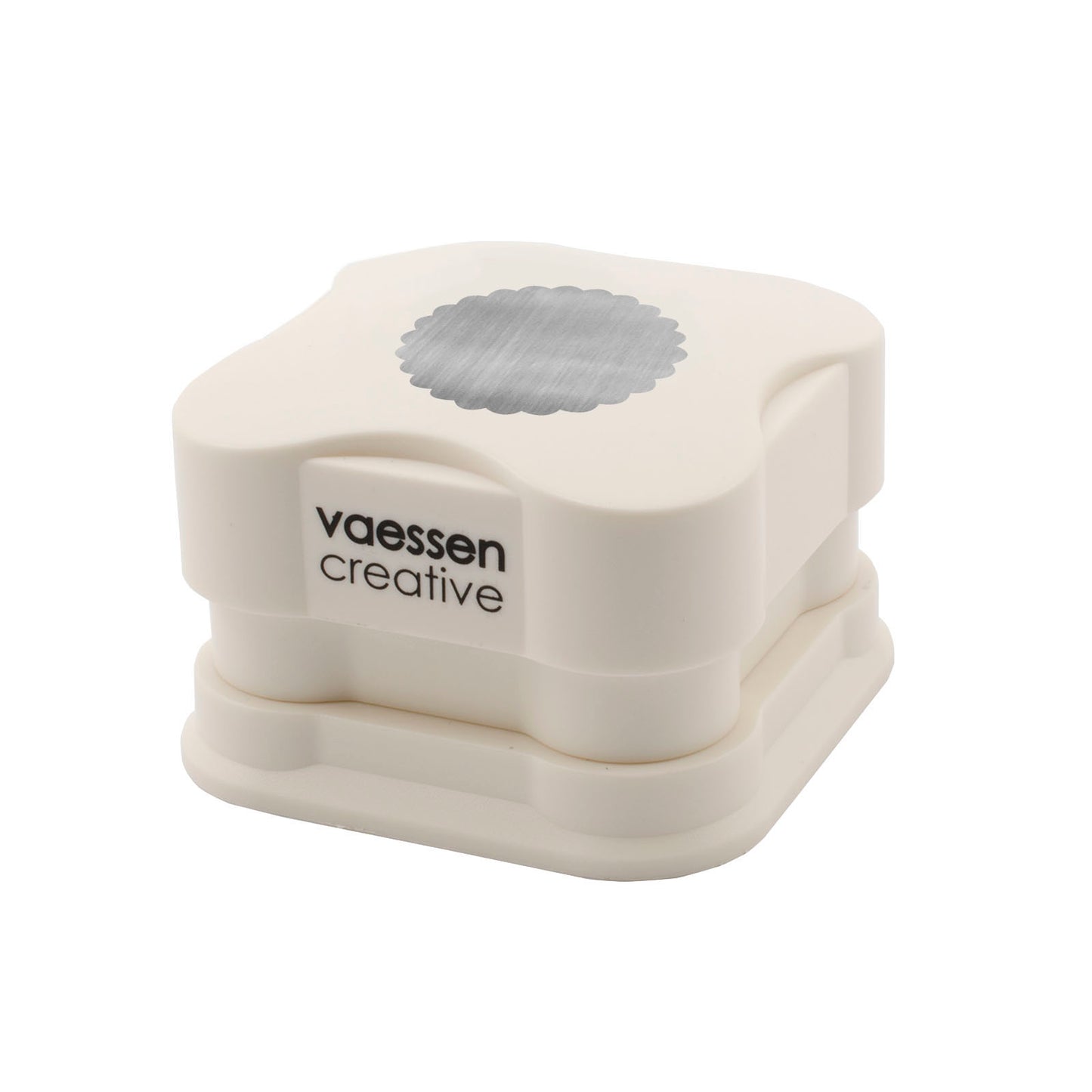 Vaessen creative • poinçon magnétique cercle festonné ø3,5cm