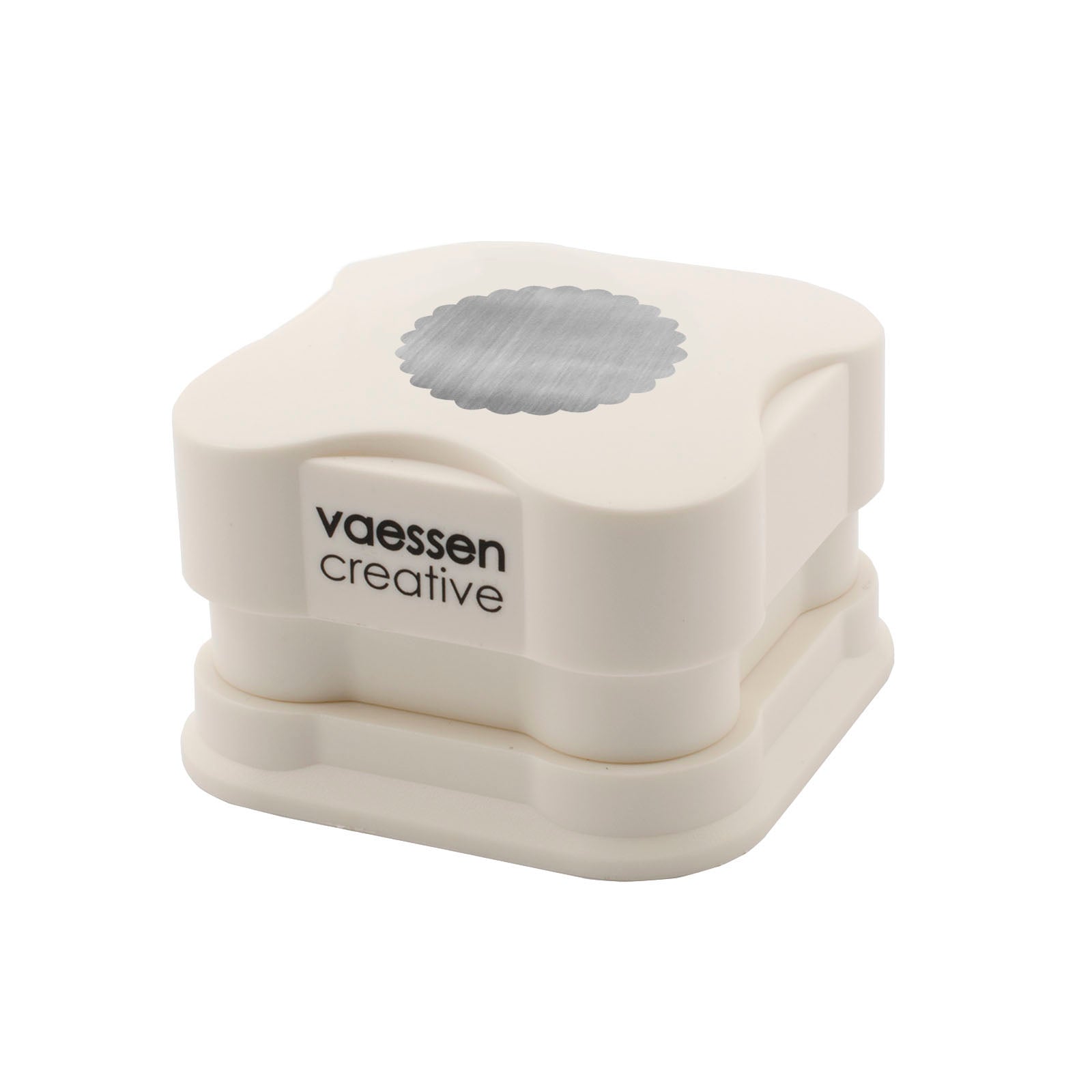 Vaessen creative • poinçon magnétique cercle festonné ø3,5cm