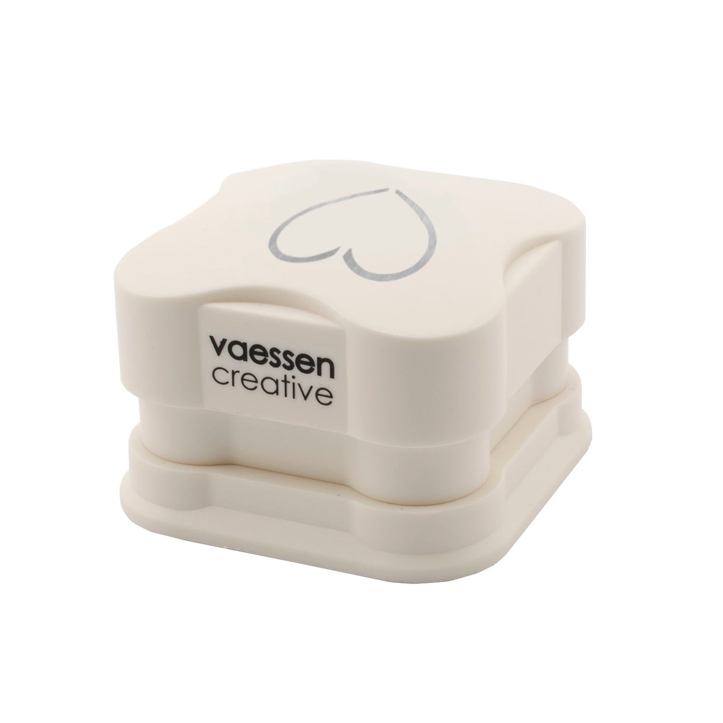 Vaessen creative • perforatrice magnétique coeur 3D 3,8x3,8cm