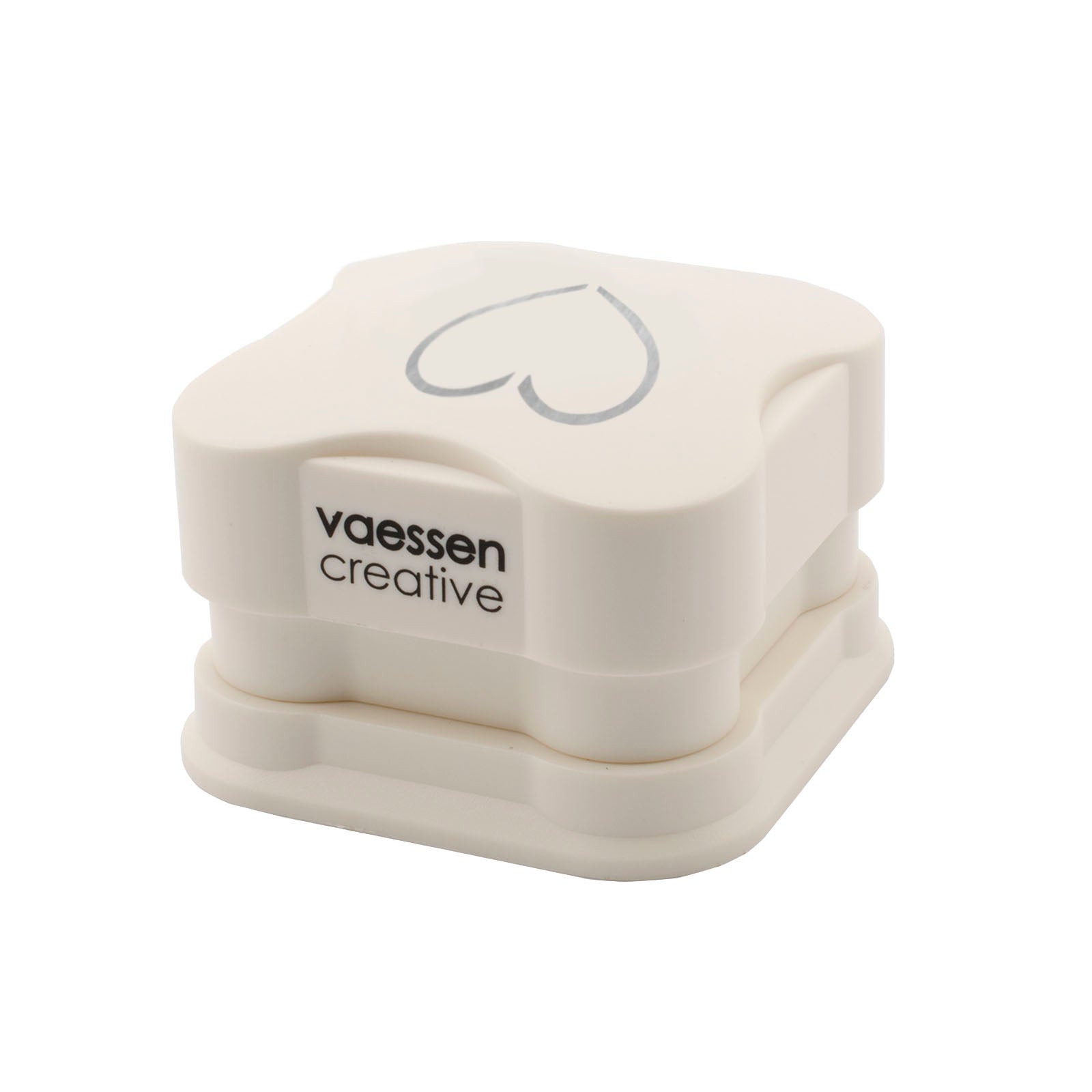 Vaessen creative • perforatrice magnétique coeur 3D 3,8x3,8cm
