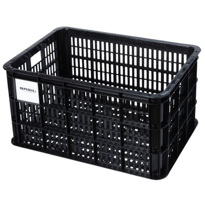 Basil fietskrat l - grand - 40 litres - noir