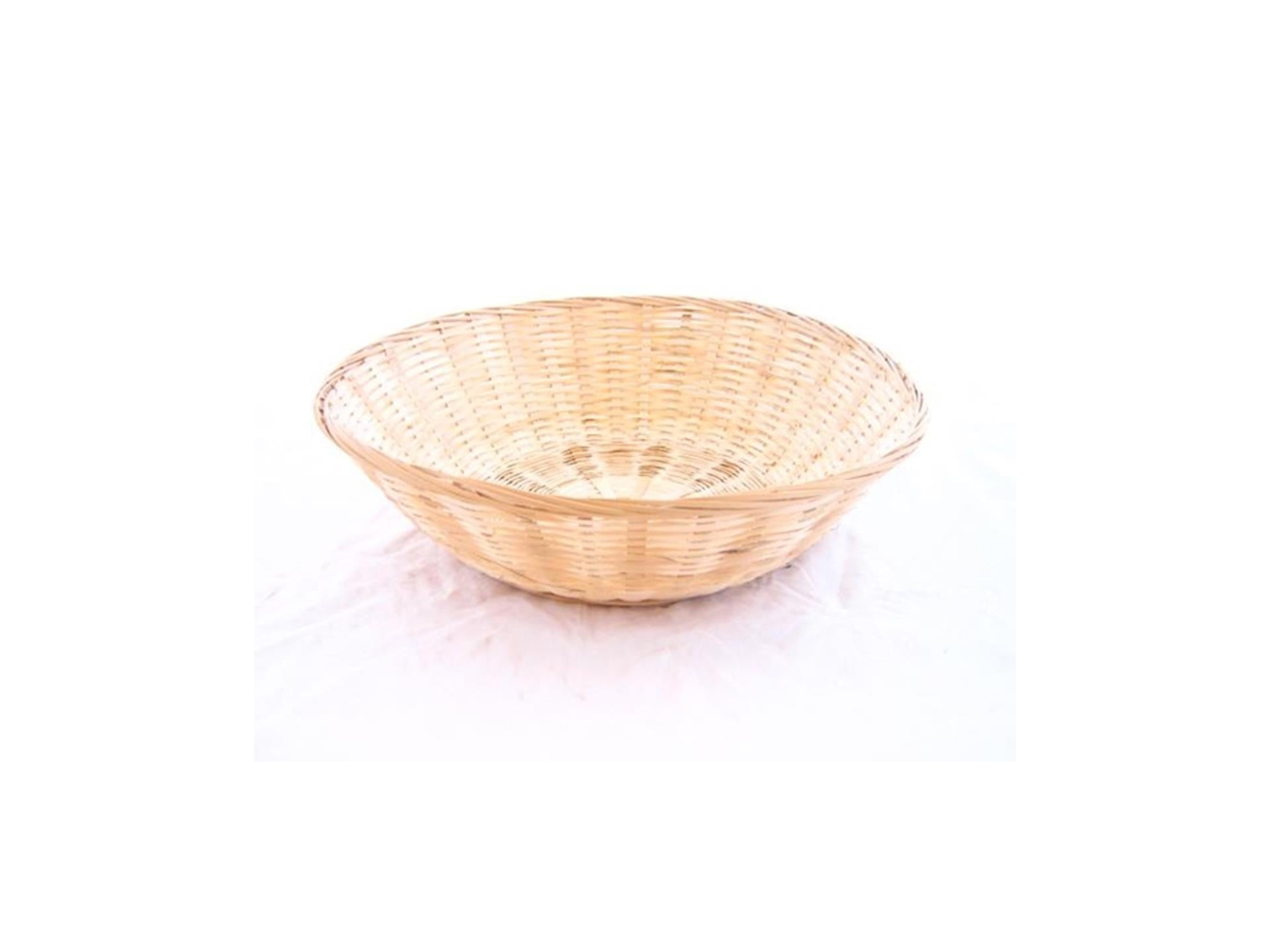 Panier tibia en bambou Baskin rond ø35x11cm