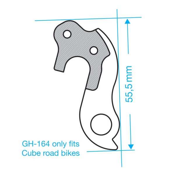 Patin de dérailleur Union GH-164 Cube