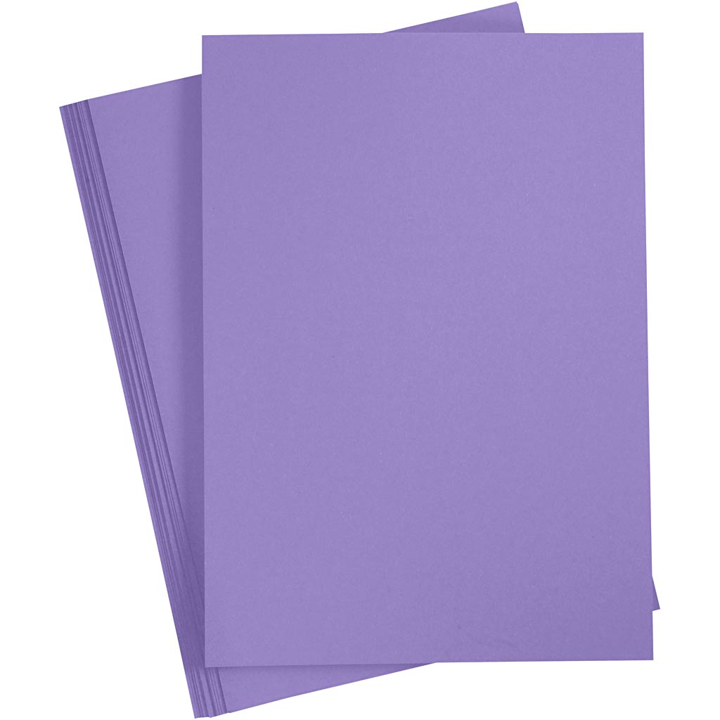 Carton coloré Creativ company, A3, feuille 297x420 mm, 180 gr, violet foncé, 20 feuilles 1 boîte