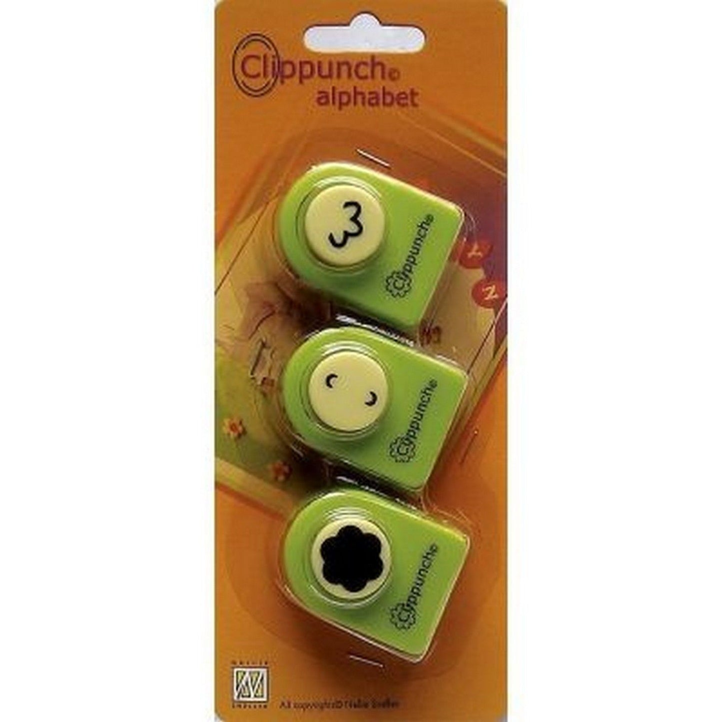 Le choix de Nellie • ensemble de perforatrices à clip fleur alphabet