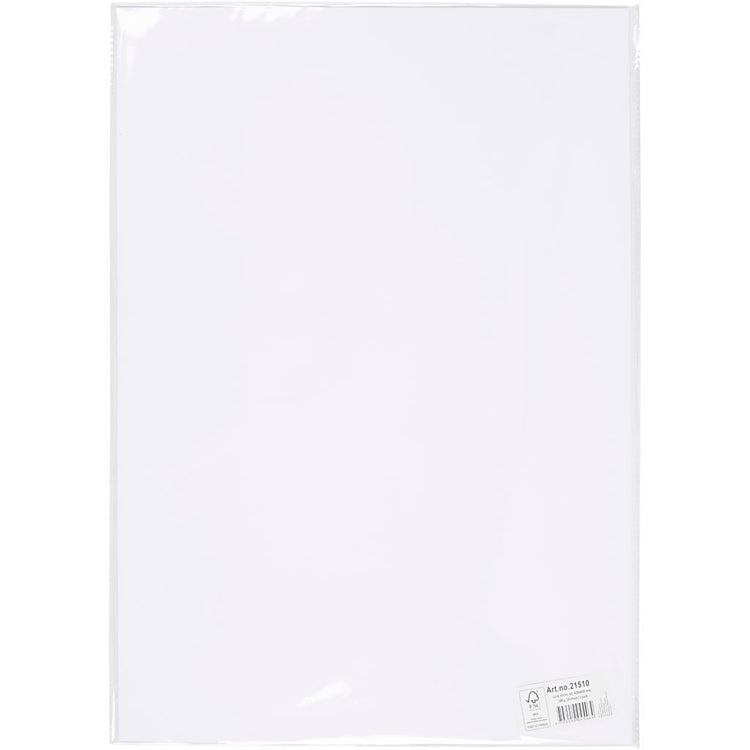 Carton coloré Creativ company, a2, feuille 420x594 mm, 180 gr, blanc, 10 feuilles 1 boîte