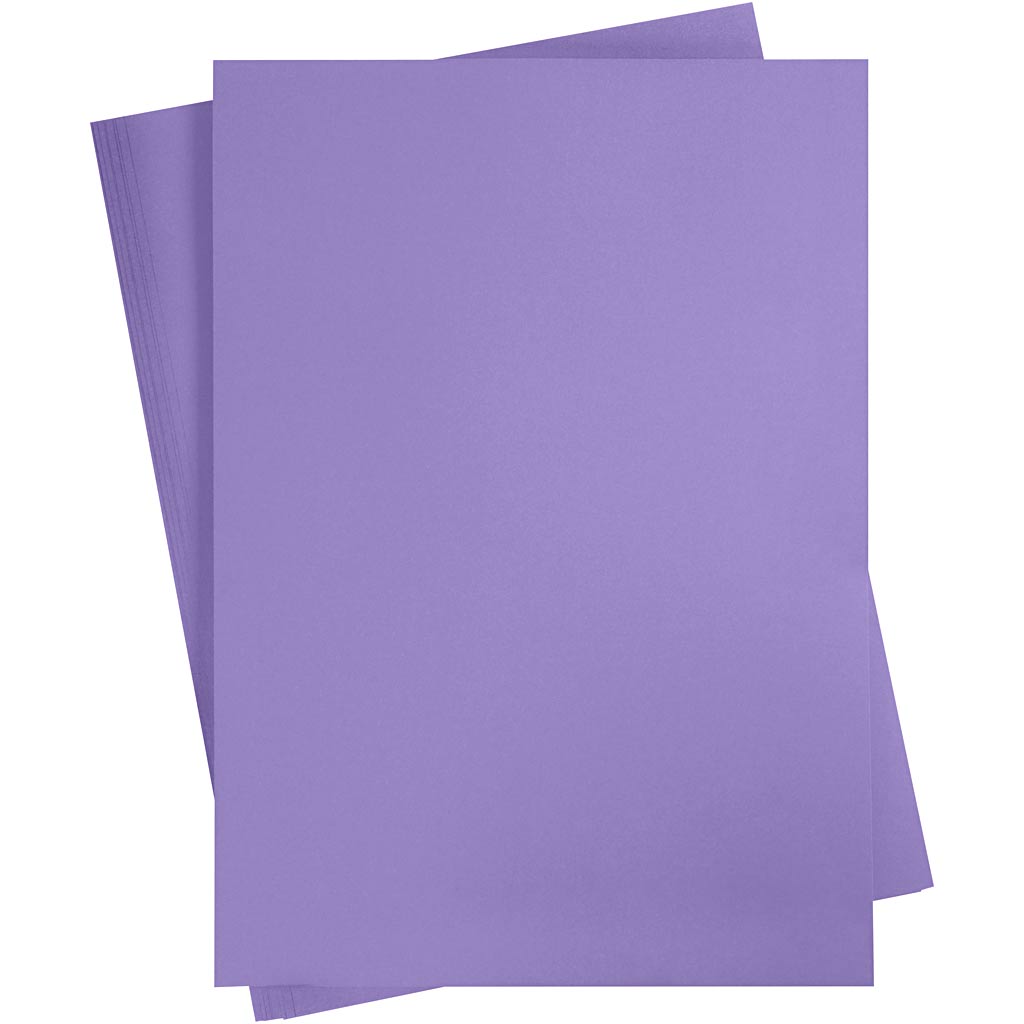 Carton coloré Creativ company, a2, feuille 420x594 mm, 180 gr, violet, 10 feuilles 1 boîte