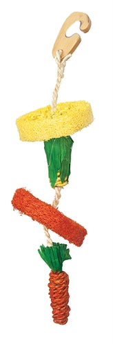 Critter's Choice Natural Loofah suspendu jouet