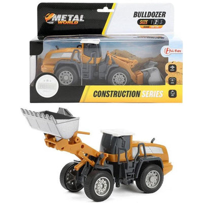 Véhicule de construction en métal - Charger blanc 1:55