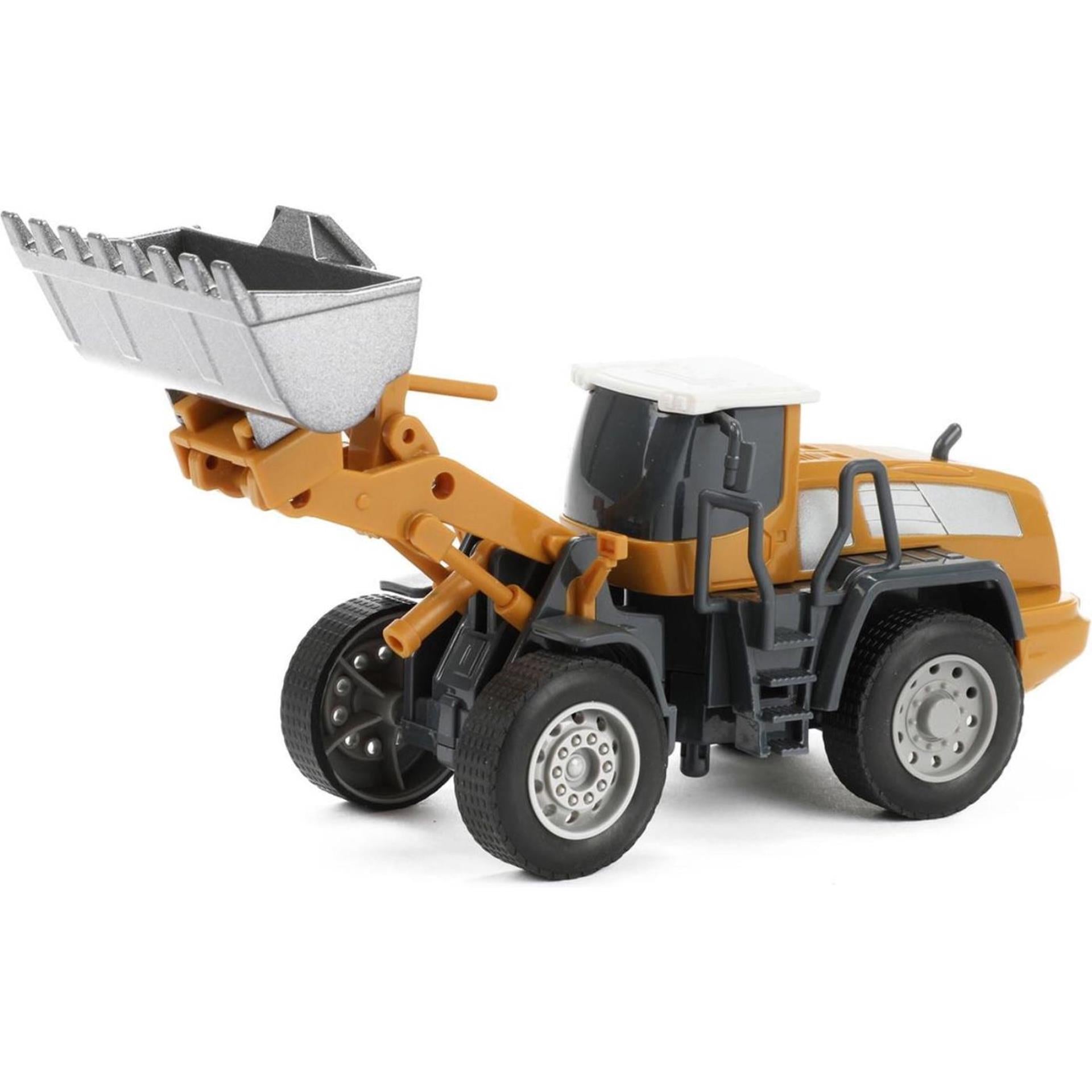 Véhicule de construction en métal - Charger blanc 1:55