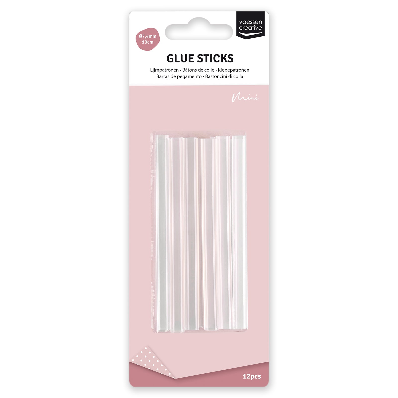 Vaessen creative • bâtons de colle mini 7,4x100mm 12pcs