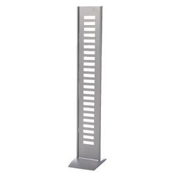 Colonne d'information Imp Kerkmann 30x38x166cm gris argenté 12 compartiments pour brochures