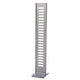 Colonne d'information Imp Kerkmann 30x38x166cm gris argenté 12 compartiments pour brochures