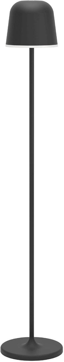 Lampe sur pied Eglo waya-l pour intérieur et extérieur - rechargeable (jusqu'à 47 heures de lumière) - 140 cm - noir et blanc - sans fil - dimmable