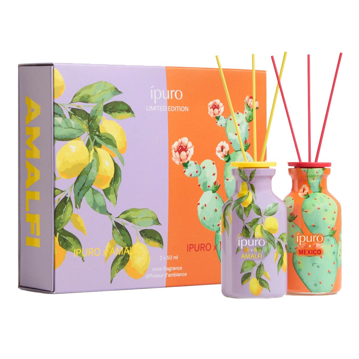 Coffret diffuseur de parfum Ipuro Amalfi Mexique 2x50ml