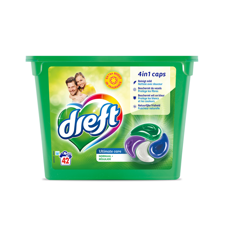 Dreft 1069248 - casquettes 4en1 régulières 16 pcs | 6 pièces