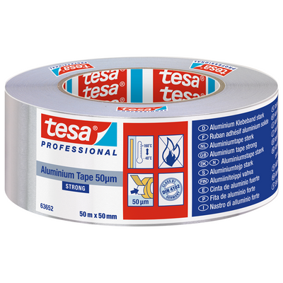 Tesa professionnel 1002625 - tesa alu.tape 50mmx50m | 18 pièces