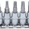 Jeu d'inserts d'embouts techniques Bgs 1 4 torx t10 - t50 9 pcs.