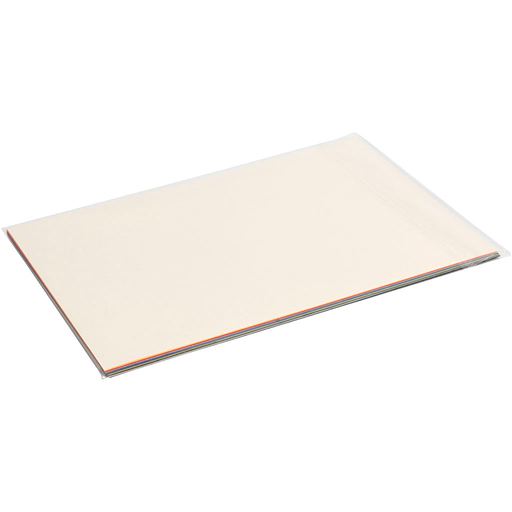 Creativ company Carton français, A4, feuille 210x297 mm, 160 gr, différentes couleurs, 16 feuilles div 1 boîte