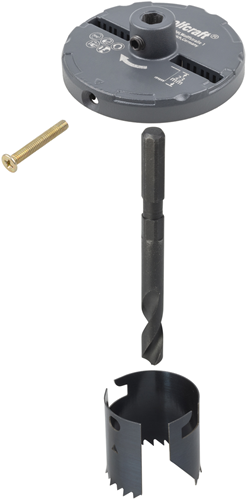 Scie cloche Wolfcraft | norme | 6 pièces | ø25, 32, 40, 45, 54, 65mm | 1 jeu - 2165000