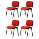 Chaise visiteur style nowy empilable rouge