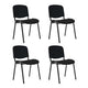 Chaise visiteur nowy iso plus empilable noir