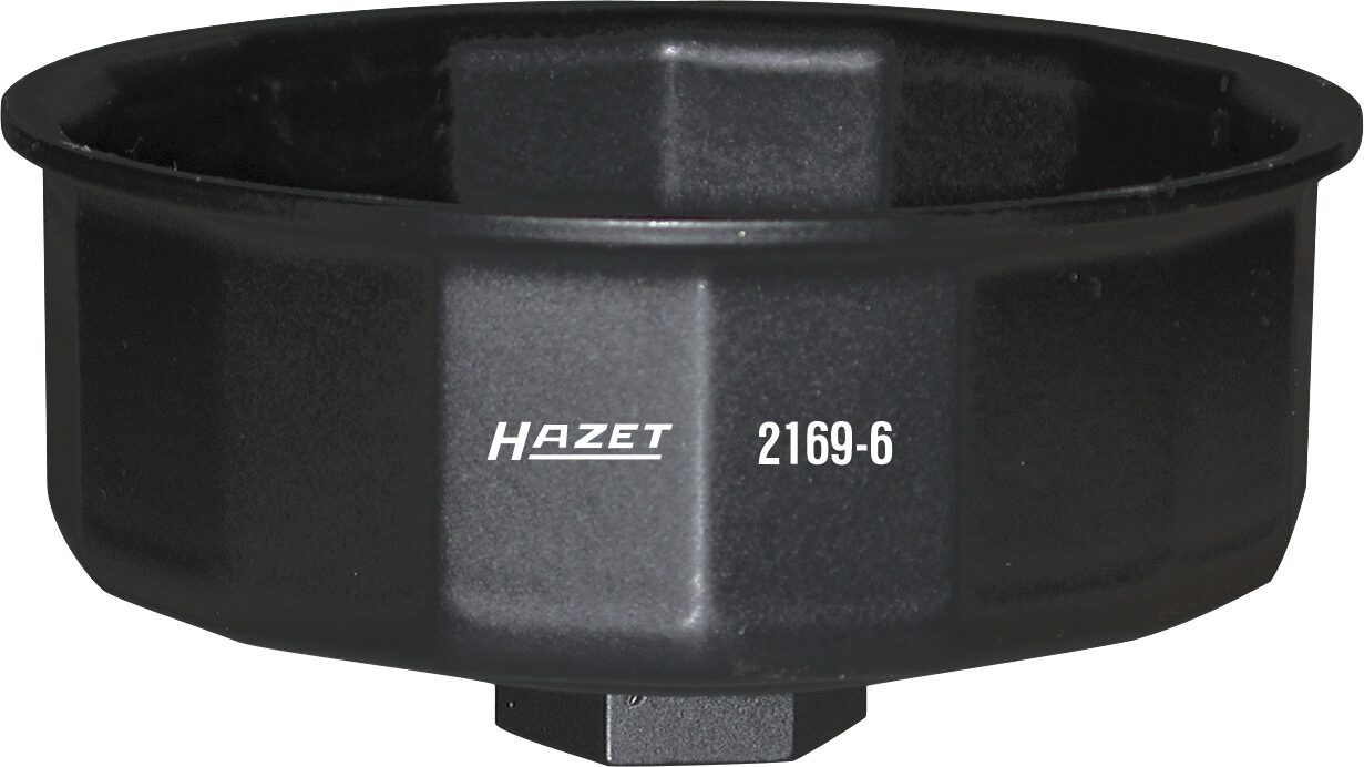 Clé de filtre à huile Hazet 2169-6, 1 2 et hexagone 24 mm