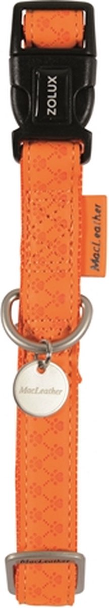 Collier de macleather orange