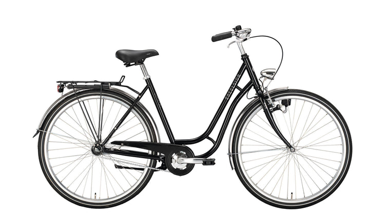 Excelsior city bike touring niro mod. 24 vélo de tourisme niro 28 55 tour 3sp noir
