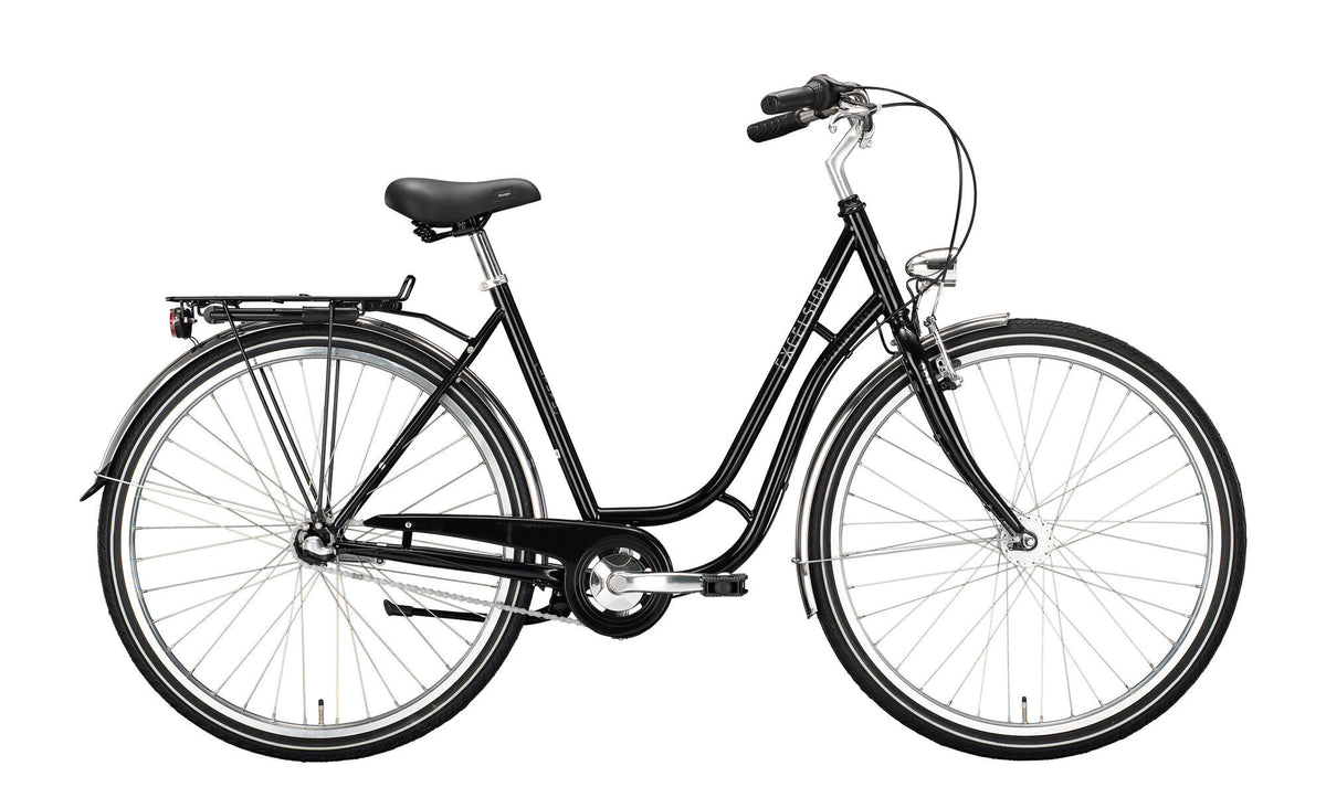 Excelsior city bike touring niro nd (#1) vélo excels.tour.niro nd 28 53 3sp cb noir