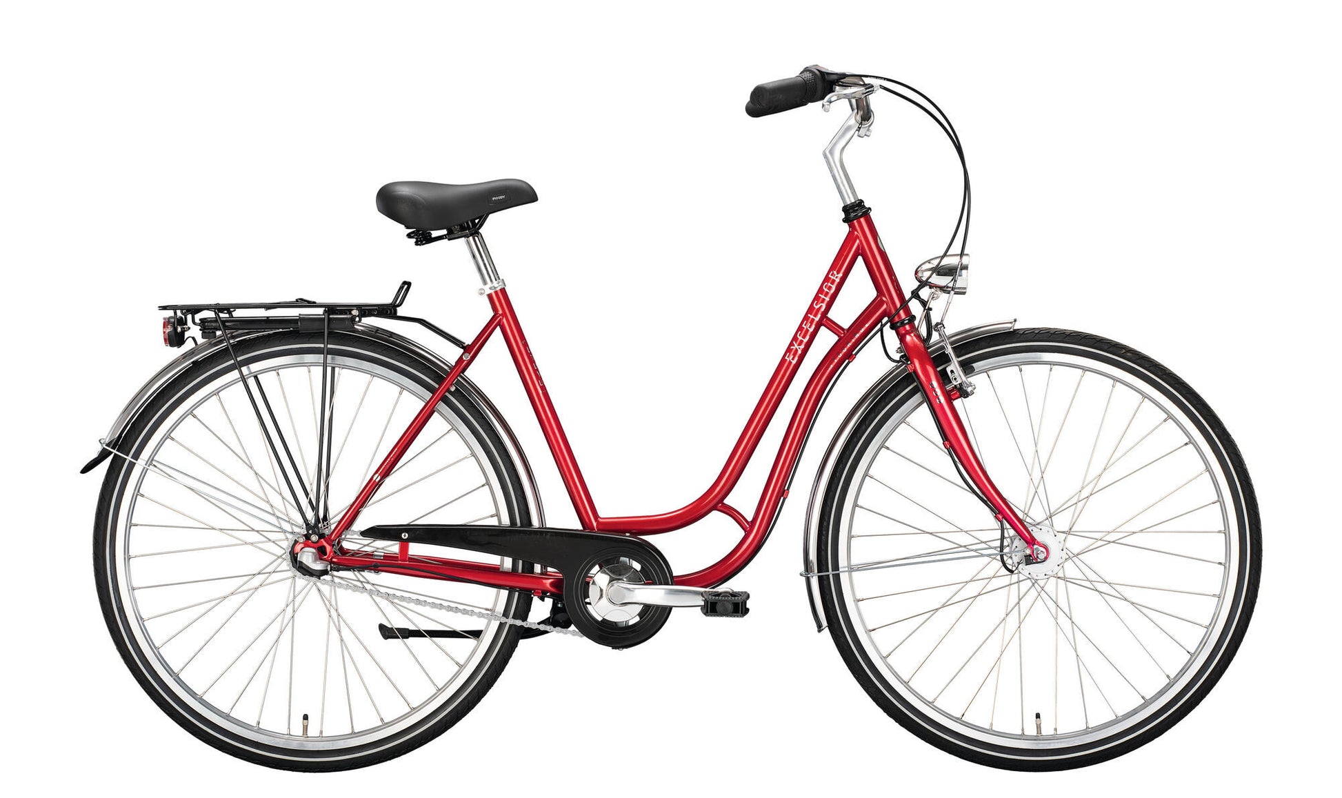 Excelsior City Bike Touring Niro Nd (# 1) Bike Excels.tour.Niro ND 28 53 3SP CB Red Metal.