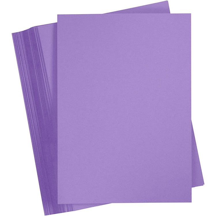 Carton coloré Creativ company, a4, feuille 210x297 mm, 180 gr, violet, 100 feuilles 1 boîte