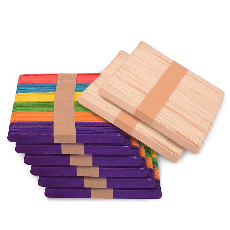 Vaessen creative • bâtonnets de glace 10x114mm multicolore 400 pcs.