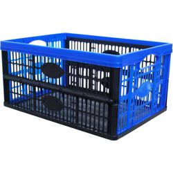 Conteneur de transport pliable viso 30 litres bleu