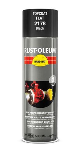 Aérosol Rust-oleum noir Ral9005 mat 500ml