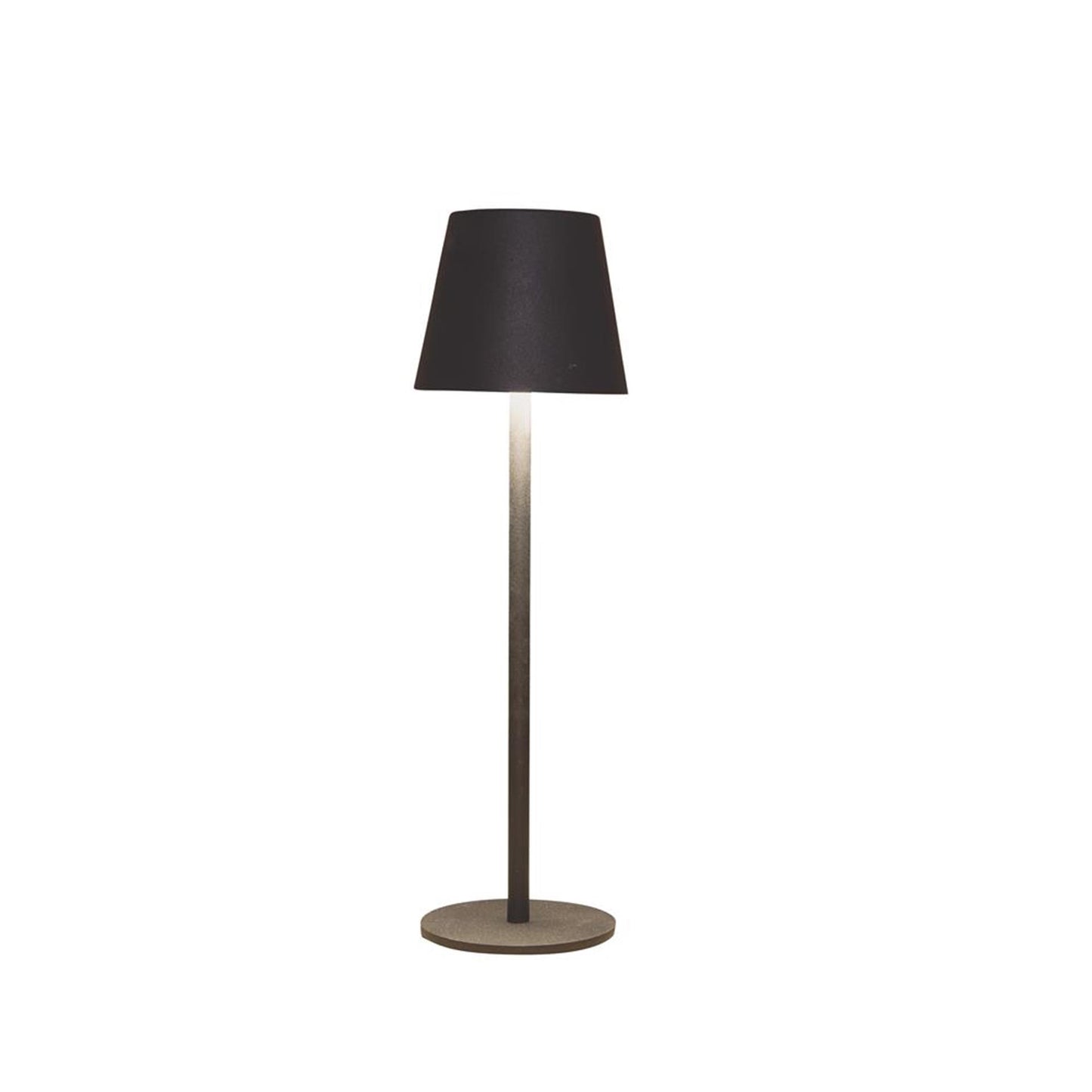 Anna's collection Lampe de table LED métal noir mat 9x27,5cm