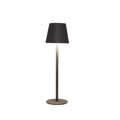 Anna's collection Lampe de table LED métal noir mat 9x27,5cm