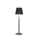 Anna's collection Lampe de table LED métal noir mat 9x27,5cm