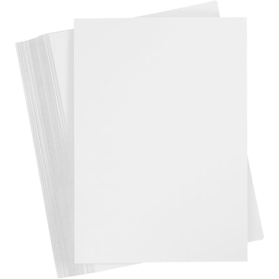 Carton coloré Creativ company, a6, feuille 105x148 mm, 180 gr, blanc, 100 feuilles 1 boîte