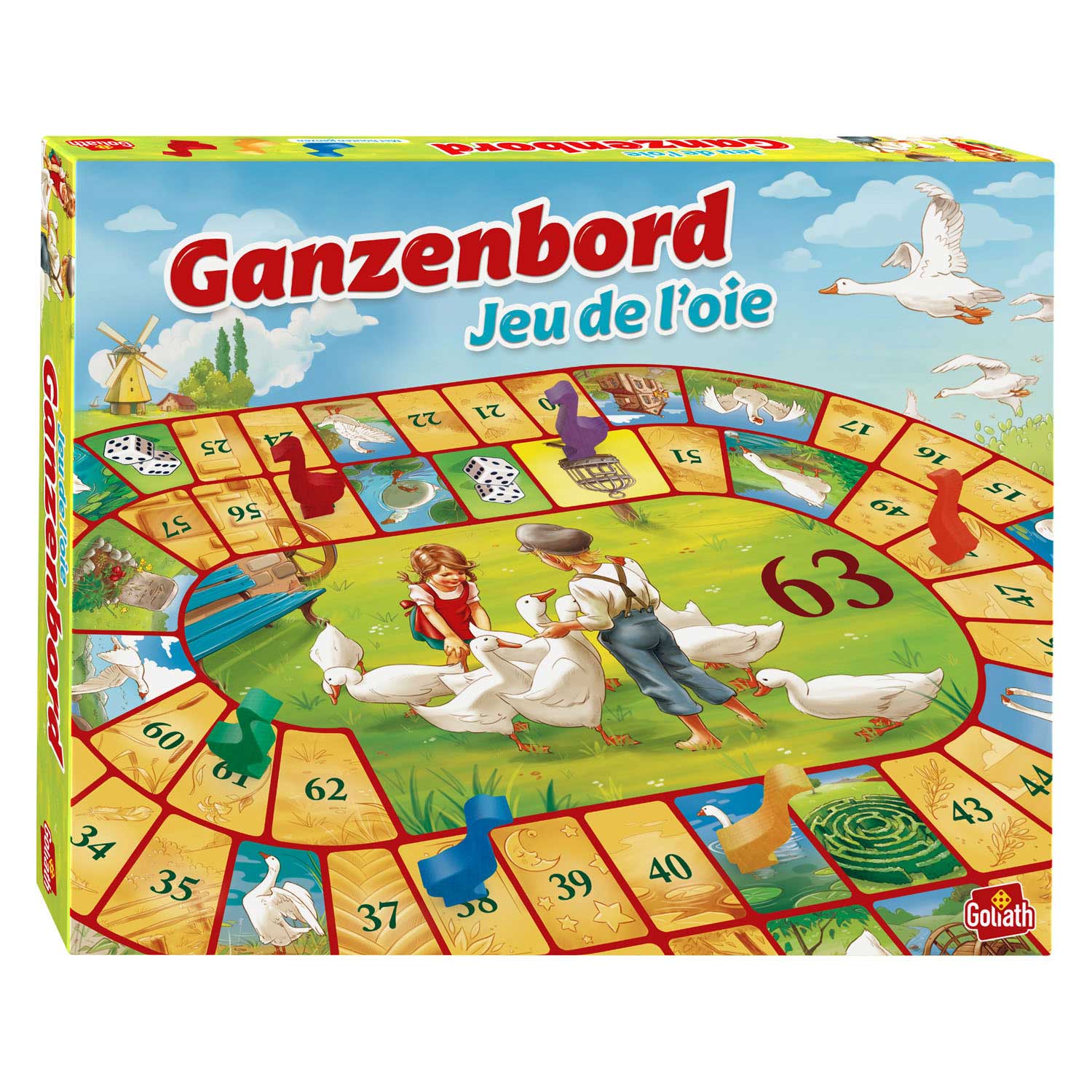 Jeu de plateau d'oie de Goliath Goose