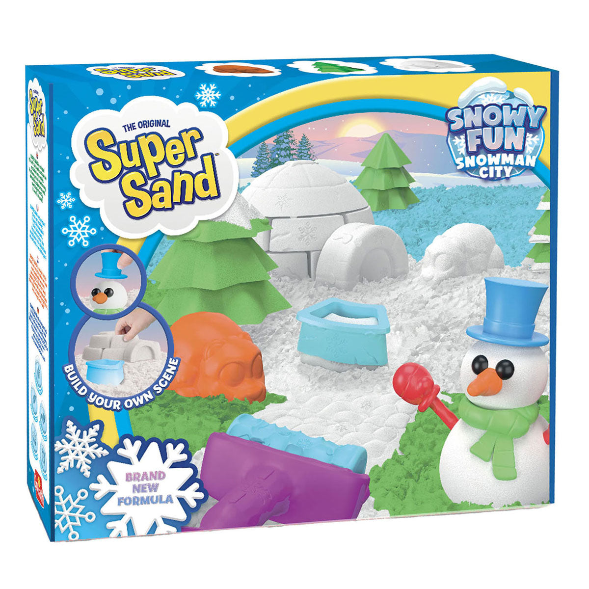 Super Sand Snowy Fun - Snowman City Play set