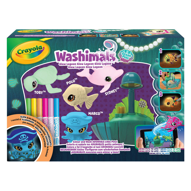 Goliath Washimals Ocean Glow Lagoon Play Set