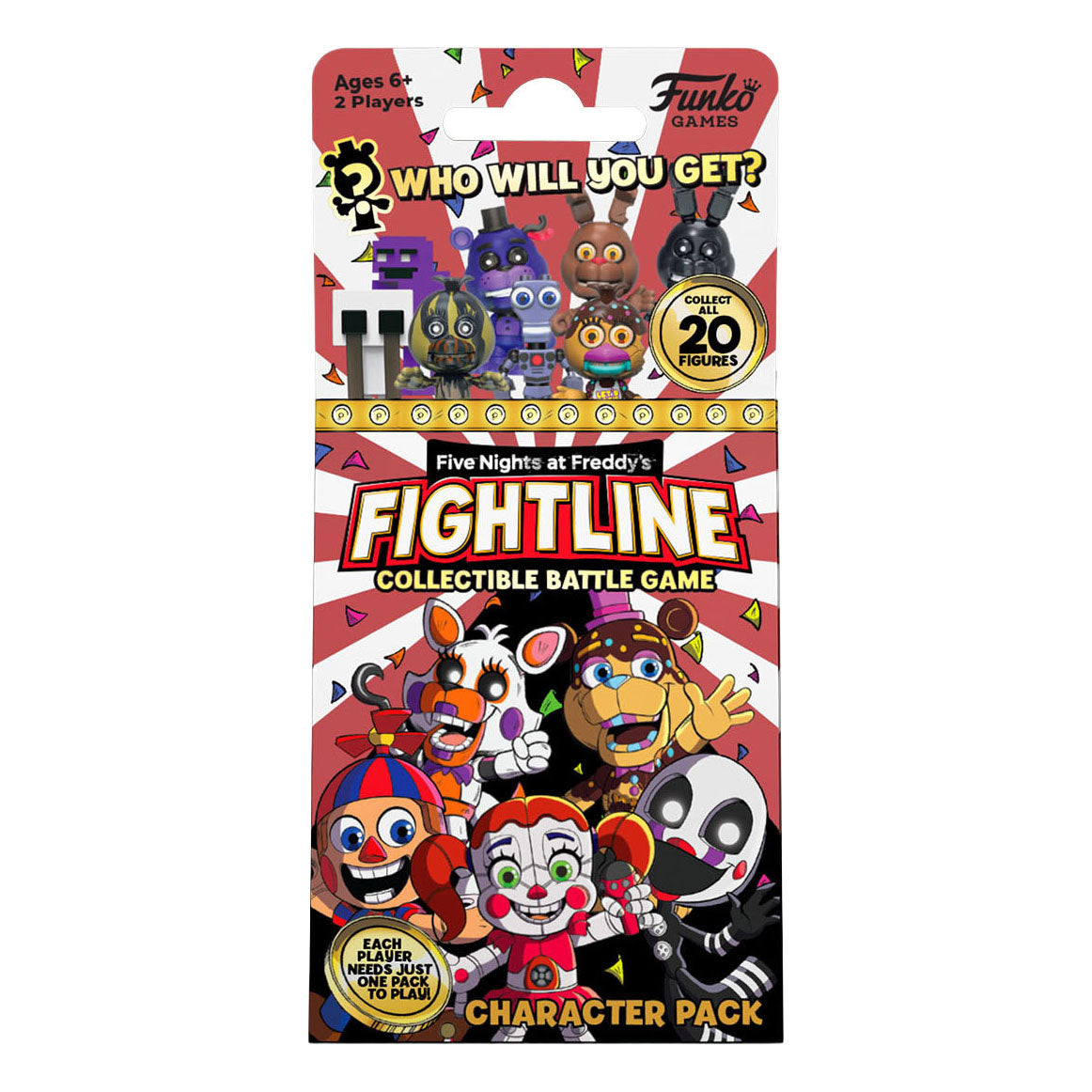 Goliath Funko cinq nuits au jeu de cartes Fightline S1 de Freddy